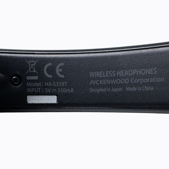 JVC Deep Bass Wireless On-Ear Headphones Foldable Bluetooth Black Rechargeable - Picture 9 of 11